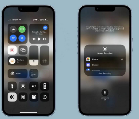洋浦经济开发区苹果15维修分享iPhone15录制屏幕时如何录制音频 