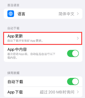 洋浦经济开发区苹果15维修中心如何让iPhone15APP自动更新 洋浦经济开发区苹果15维修中心如何让iPhone15APP自动更新