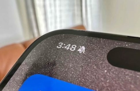 洋浦经济开发区苹果15pro维修站分享如何隐藏iPhone15Pro上静音铃声图标 