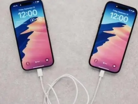 洋浦经济开发区苹果15维修店分享iPhone15可以给安卓充电吗 