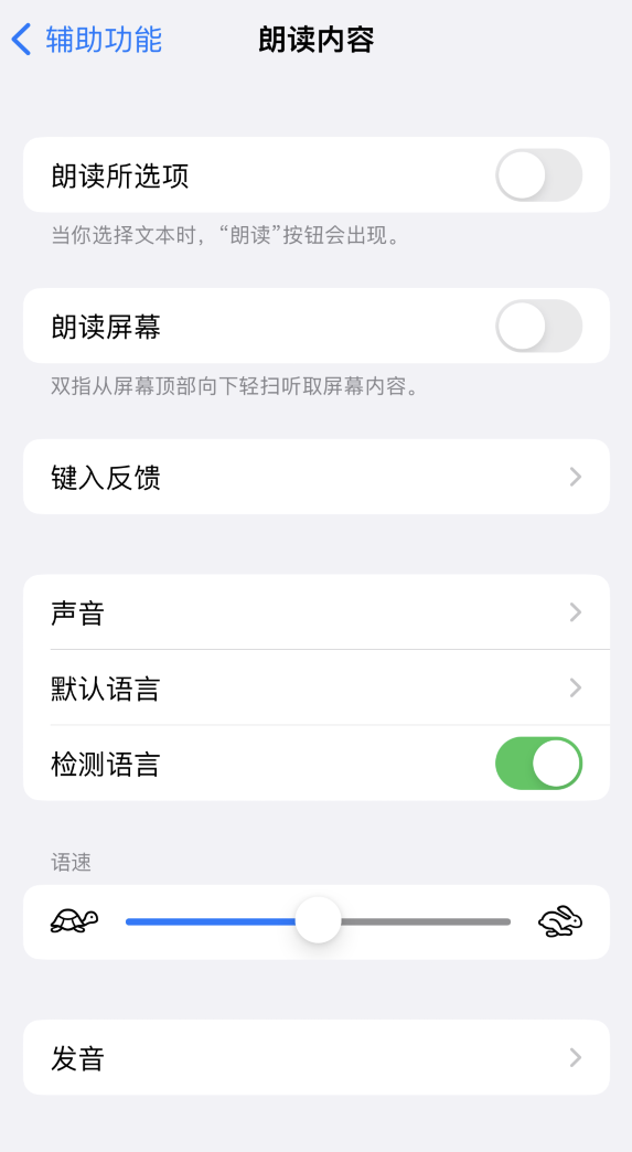 洋浦经济开发区苹果服务网点分享iOS 16 小技巧：让 iPhone 朗读屏幕上的内容或所选择的文本 